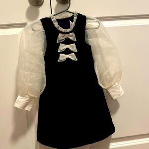 Janie and Jack organza sleeve dress. Sz 4